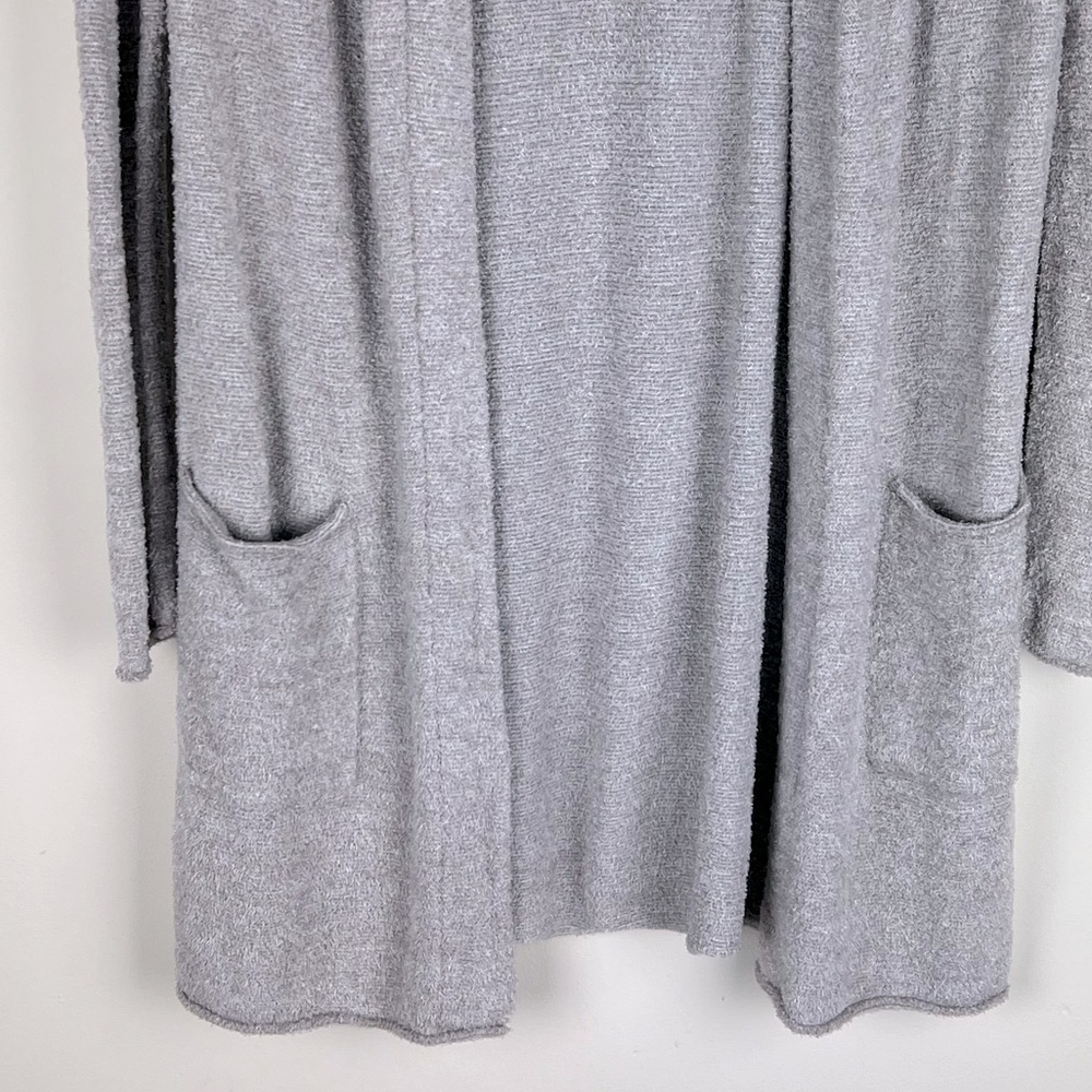 Barefoot Dreams | CozyChic Lite Barefoot Dreams Santa Monica Taupe Cardigan | XS - Picture 7 of 11